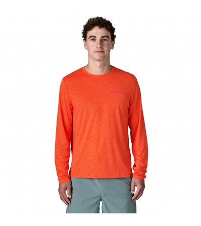 Patagonia Long-Sleeved Capilene Cool Daily Shirt - Boardshort Logo M's
