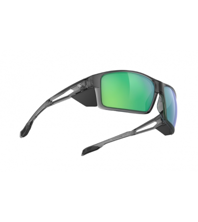 Rudy Sunglasses Nyad Crystal Ash Gloss - Multilaser Green